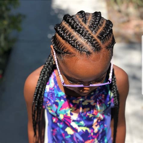 The best part is that this look can be completed in less than five minutes for a quick and easy black braided hairstyle. . Cute hairstyles for black girls braids